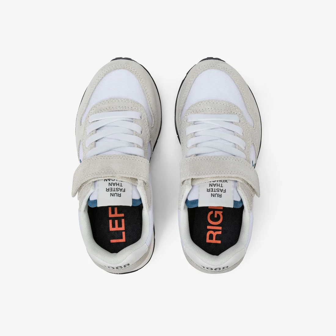 Sneakers Bambino in pelle e tessuto Boy's Tom Solid Sun68 - Image 4