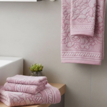 Asciugamano Ospite 40 x 55 cm Barbara Linea Oro