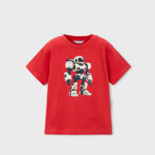 Maglia Rossa Bambino Robot