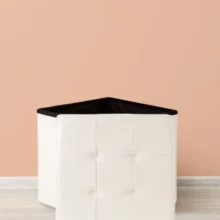 Pouf Simil Pelle Only Version 38 x 38 x 38 cm Linea Oro