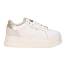 Sneakers donna bianca in pelle con charm Janet&Janet
