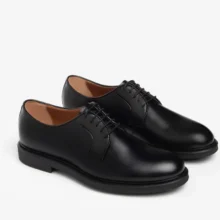 Stringate Uomo in Pelle NeroGiardini 2