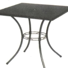 Tavolo acciaio smontabile 75 x 75 cm