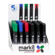 marcatore permanente marki universal s311 punta scalpello conf. 12 pezzi 2
